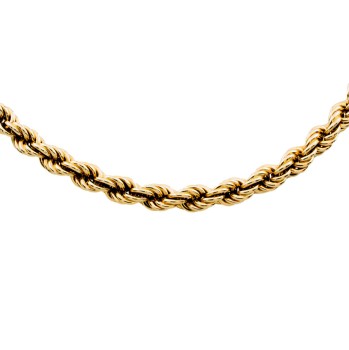 9ct gold (Hollow) 10.6g 18 inch rope Chain